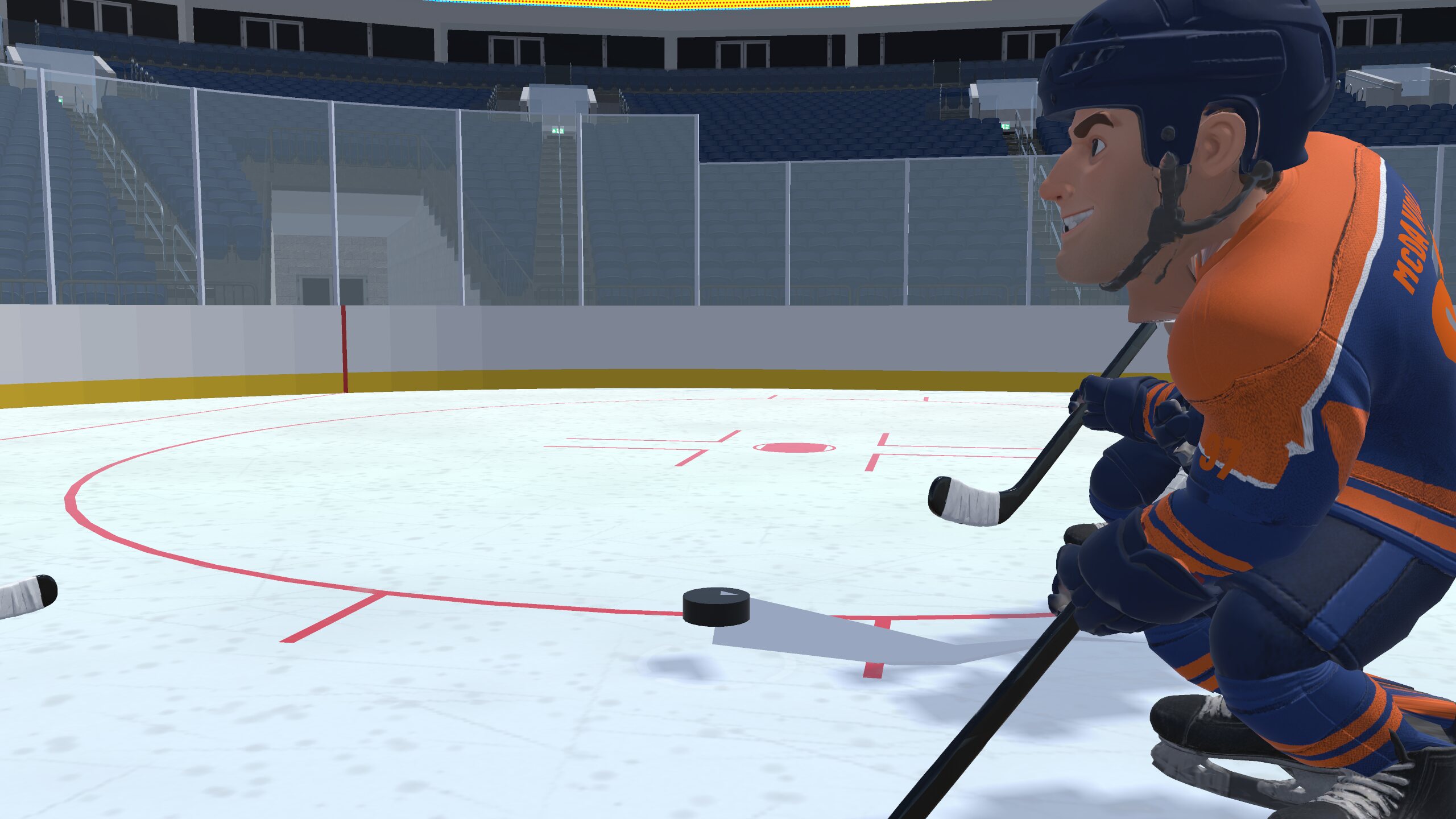 The puck has a mind of its own